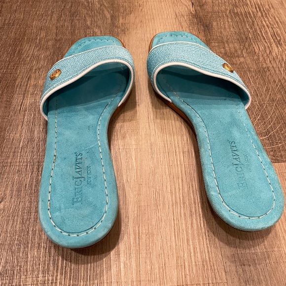 Women’s Eric Javits blue sandals size 7N - Picture 3 of 5